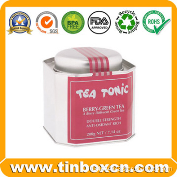 Metal Can Tea Tin Box